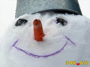 Нос снеговика