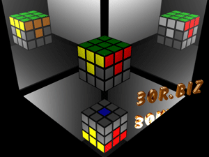 Собираем средний слой кубика Рубика