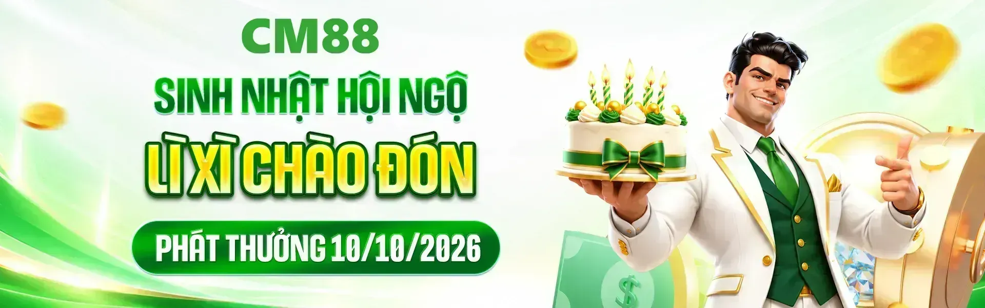 Phiên bản 2: CM88 – Thế giới giải trí trực tuyến năm 2026, ưu đãi nạp đầu 100%, tham gia nhận +68K trải nghiệm nhiều trò chơi hấp dẫn, an toàn dữ liệu, xử lý giao dịch nhanh.